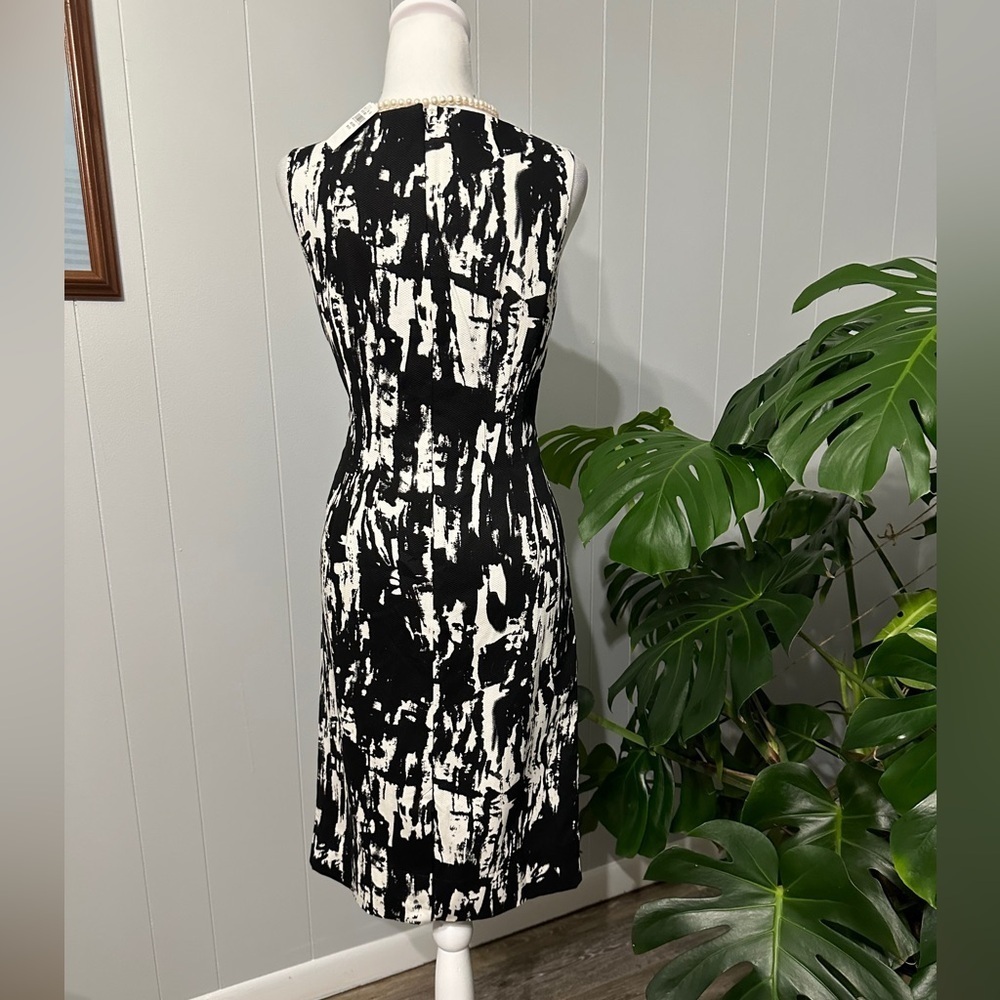 🛍️NWT. metro style black and white dress Size 4 - Picture 5 of 11